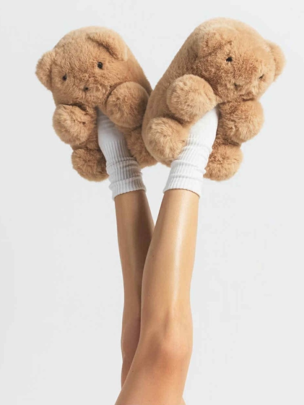 Skims Teddy Bear Size 38 Slippers NWT & BAG